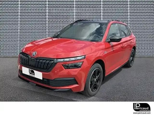 Rouge Occasion 2020 Skoda Kamiq SUV | 19 990 € (Bon prix) - Image 1/4
