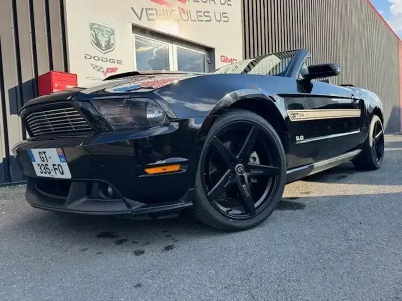 Noir Utilisé 2011 Ford Mustang GT Convertible Cabriolet | 36 800 € (Super prix) - Image 1/4