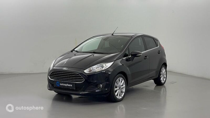 Noir Utilisé 2017 Ford Fiesta Titanium Citadine | 10 999 € (Prix juste) - Image 1/4