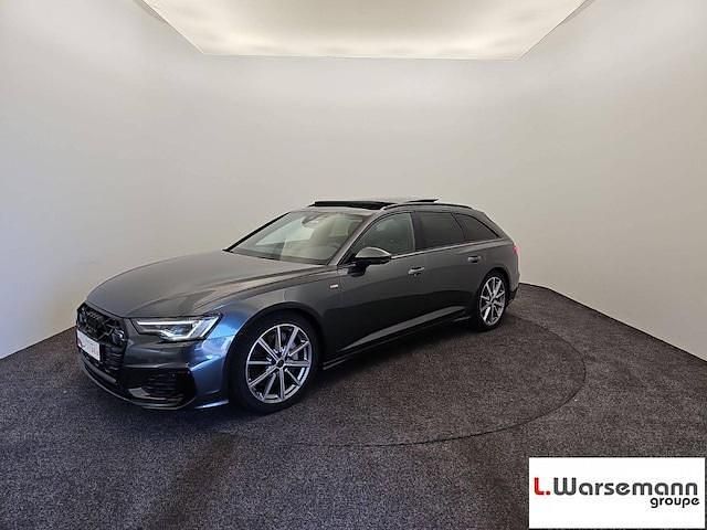 Gris daytona nacré Utilisé 2024 Audi A6 S-Line Break | 74 900 € - Image 1/4
