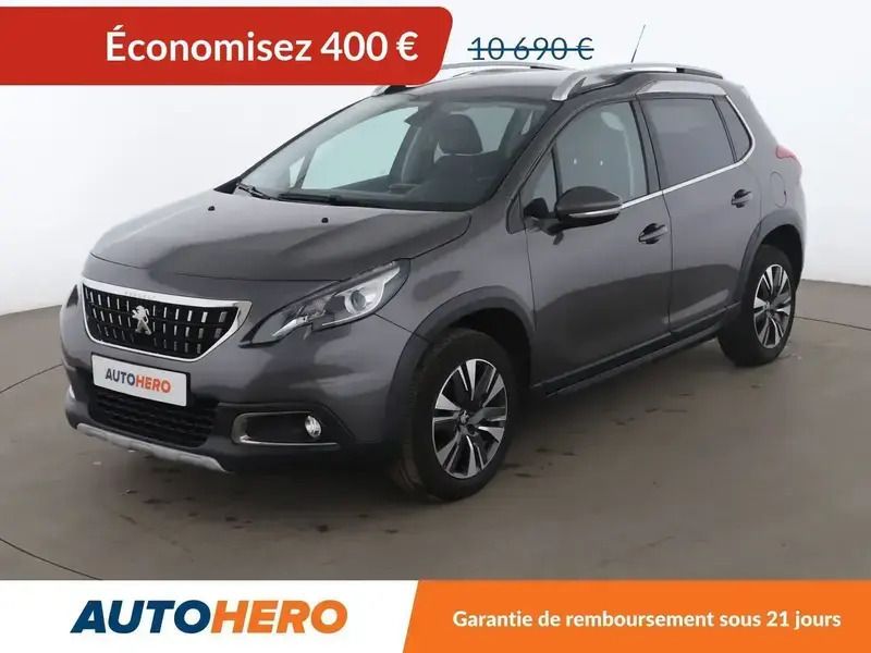 Gris Utilisé 2019 Peugeot 2008 Allure SUV | 10 290 € (Bon prix) - Image 1/2
