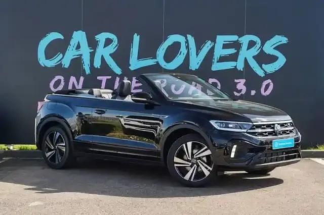 Noir intense nacre / capote noire Utilisé 2025 VW T-Roc Cabriolet Cabriolet | 38 390 € - Image 1/4