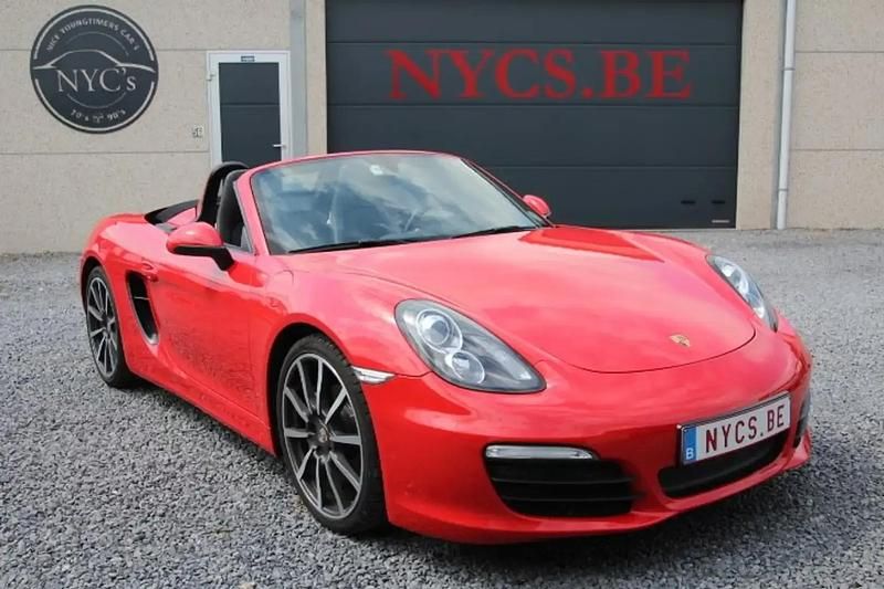 Rouge Occasion 2015 Porsche Boxster Cabriolet | 46 900 € - Image 1/4