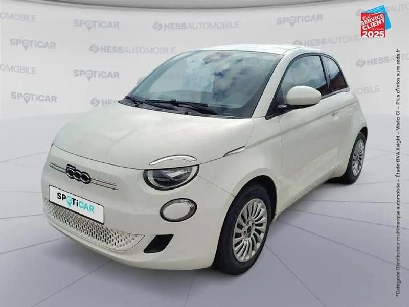Blanc Utilisé 2022 Fiat 500e Action Berline | 10 999 € (Super prix) - Image 1/4