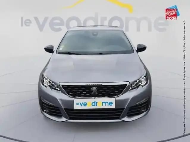 Gris Occasion 2020 Peugeot 308 GT-line Berline | 18 999 € (Bon prix) - Image 1/3