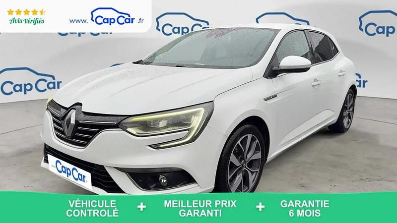 Blanc Occasion 2018 Renault Mégane IV Intens Berline | 12 990 € (Bon prix) - Image 1/4