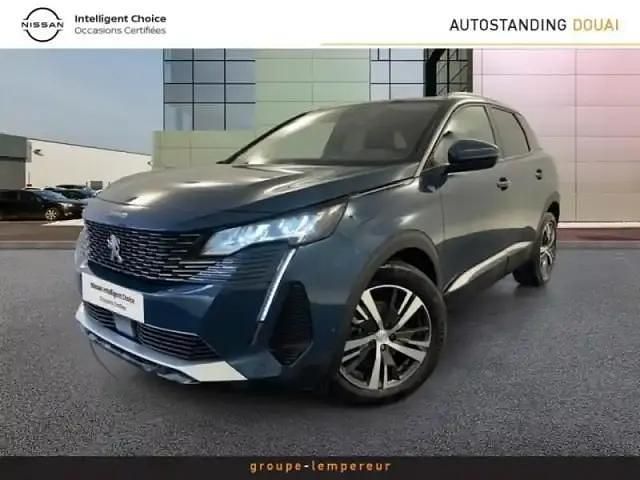 Bleu Utilisé 2021 Peugeot 3008 S SUV | 22 990 € (Prix assez cher) - Image 1/4
