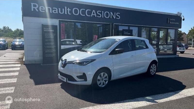 Blanc Utilisé 2021 Renault Zoe Life Citadine | 10 999 € (Bon prix) - Image 1/4