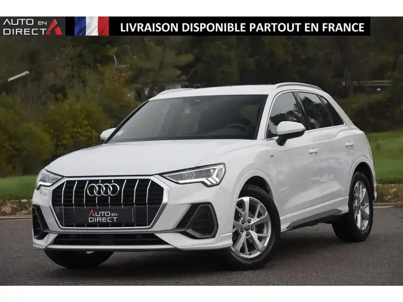Blanc Utilisé 2019 Audi Q3 S-Line SUV | 28 490 € (Prix juste) - Image 1/4