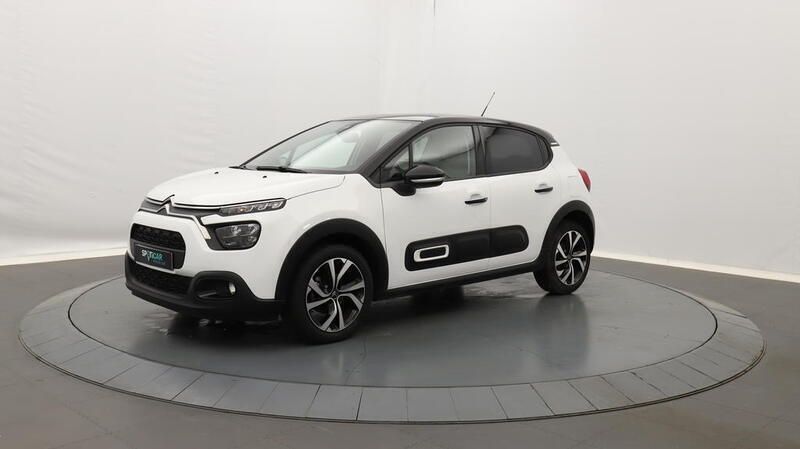 Blanc Utilisé 2022 Citroën C3 Shine Citadine | 13 950 € (Prix juste) - Image 1/3