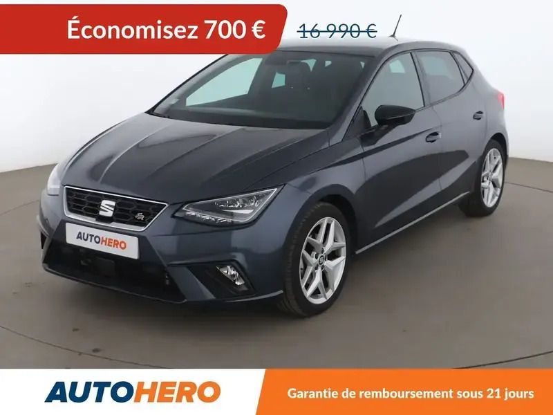 Gris Utilisé 2019 Seat Ibiza FR Citadine | 16 290 € (Bon prix) - Image 1/2