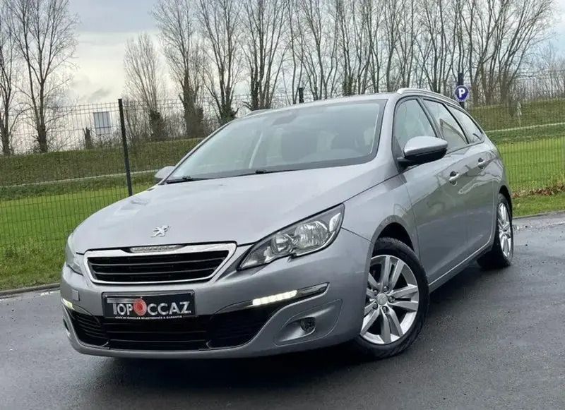 Gris Utilisé 2014 Peugeot 308 Business-Line Break | 5 990 € - Image 1/4