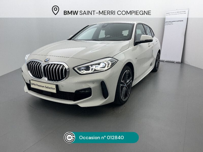 Blanc Utilisé 2022 BMW 118 M Sport Citadine | 26 990 € (Prix juste) - Image 1/4