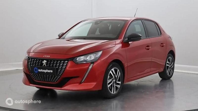 Rouge Utilisé 2022 Peugeot 208 Allure Citadine | 13 499 € (Prix juste) - Image 1/4