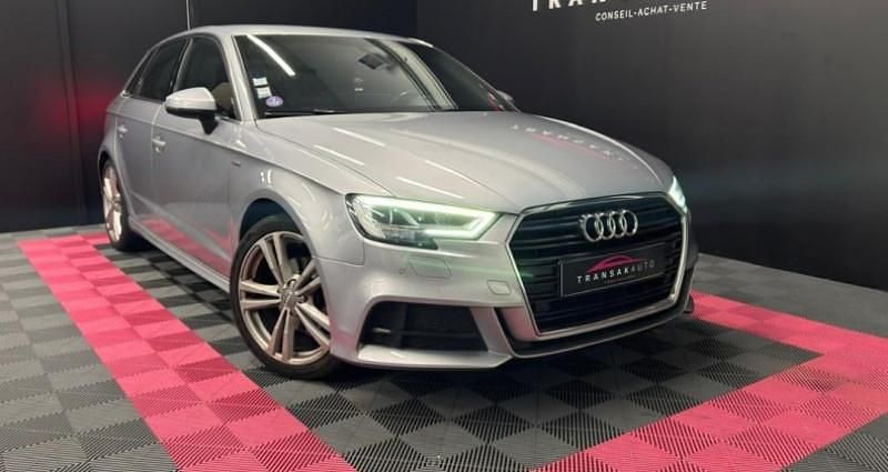 Gris Occasion 2018 Audi A3 Sport Berline | 18 490 € - Image 1/4