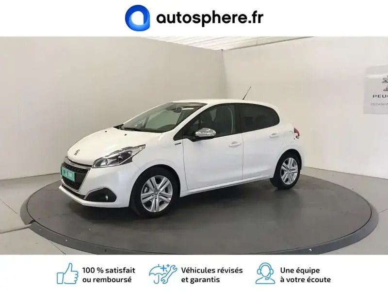 Blanc Utilisé 2019 Peugeot 208 Signature Sky Citadine | 11 980 € (Prix assez cher) - Image 1/4