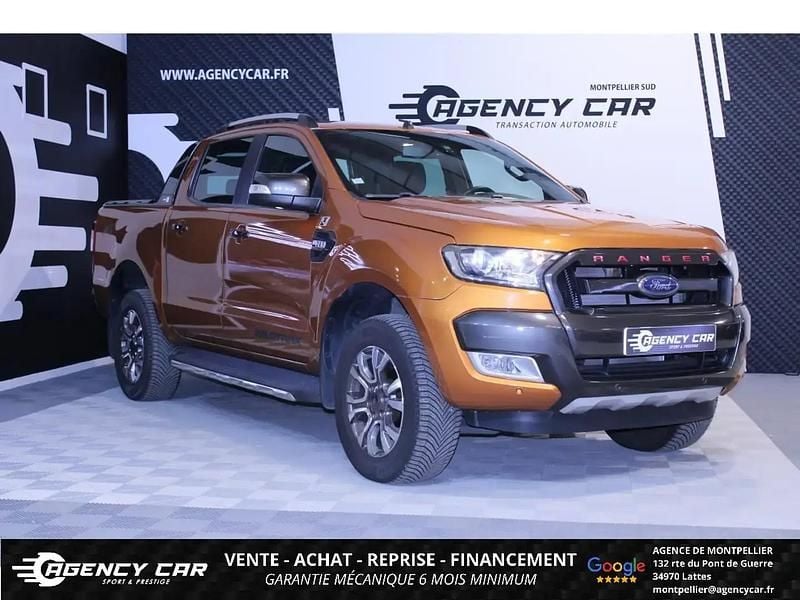 Orange Occasion 2018 Ford Ranger Wildtrack Pick-up | 34 490 € (Prix juste) - Image 1/4