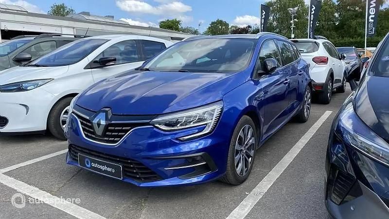 Bleu Utilisé 2024 Renault Mégane GrandTour Techno Break | 22 799 € (Prix juste) - Image 1/4