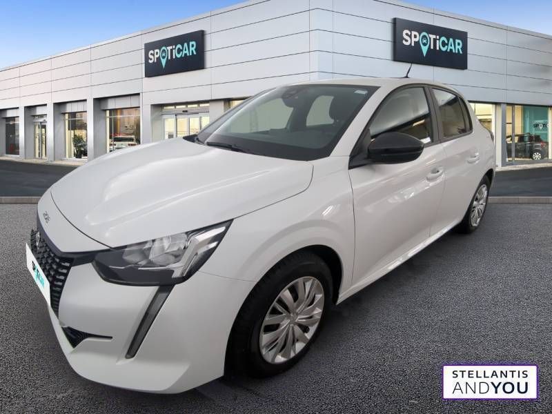 Blanc Utilisé 2022 Peugeot 208 Active Citadine | 12 299 € (Prix juste) - Image 1/3