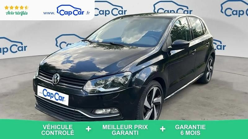 Noir Utilisé 2016 VW Polo Citadine | 10 990 € (Prix juste) - Image 1/4