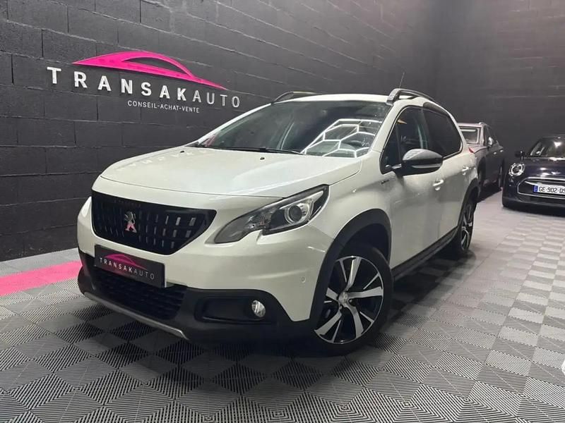 Blanc Occasion 2017 Peugeot 2008 GT-line SUV | 8 490 € (Super prix) - Image 1/4