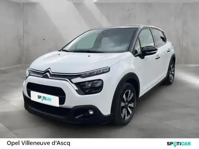 Blanc Utilisé 2023 Citroën C3 PureTech Citadine | 14 580 € (Prix juste) - Image 1/4