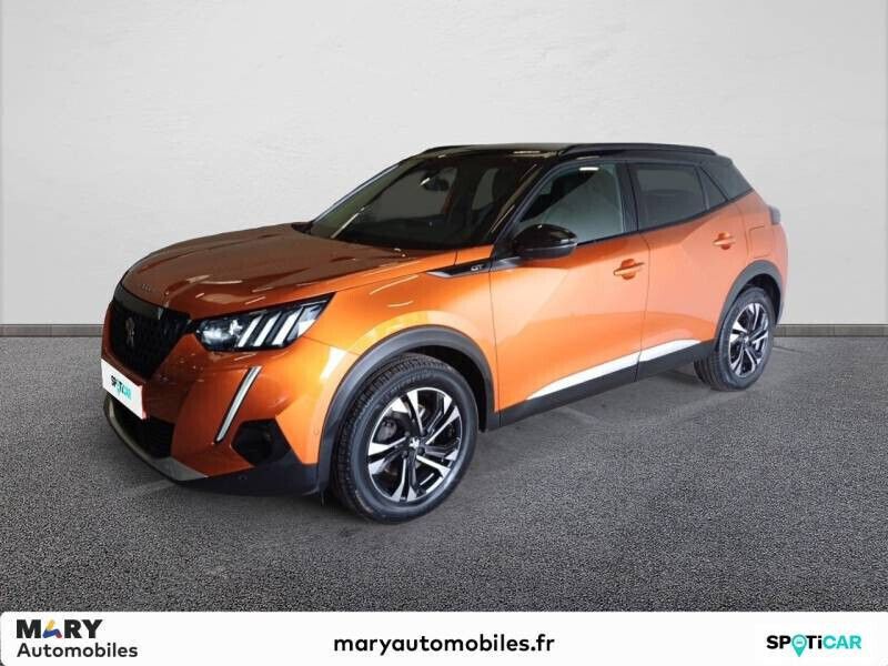 Orange Utilisé 2021 Peugeot 2008 GT SUV | 19 490 € (Prix juste) - Image 1/4