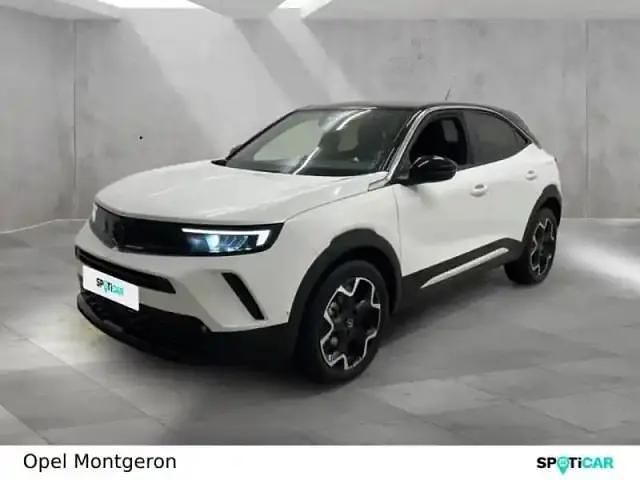 Blanc arktis/toit noir métal Occasion 2024 Opel Mokka Ultimate SUV | 19 980 € (Prix juste) - Image 1/4