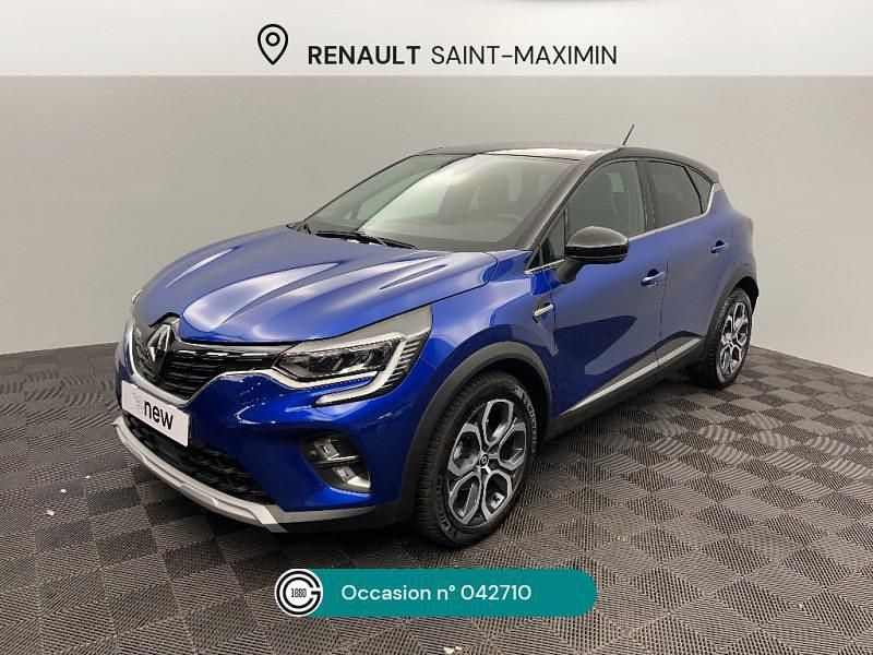 Bleu Utilisé 2021 Renault Captur Intens SUV | 18 490 € (Prix juste) - Image 1/4
