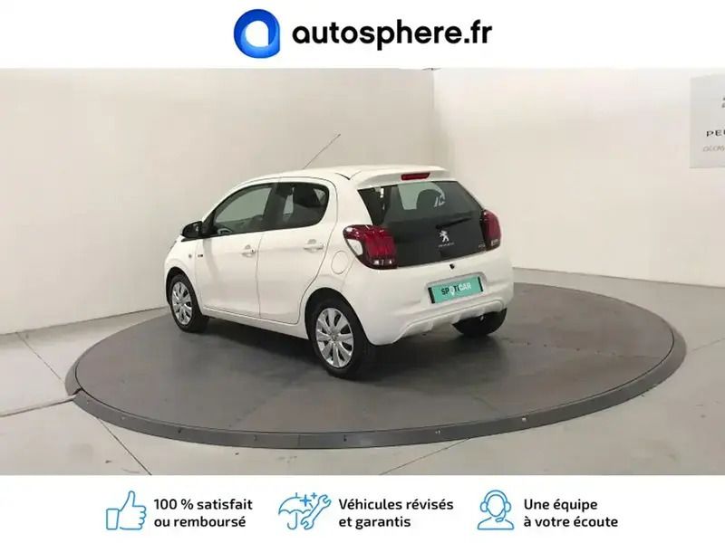 Blanc Utilisé 2017 Peugeot 108 Style Citadine | 9 880 € (Prix assez cher) - Image 1/4