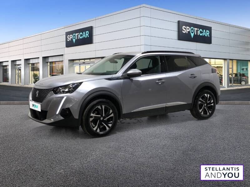 Gris Utilisé 2021 Peugeot e-2008 Allure SUV | 15 590 € (Prix juste) - Image 1/4