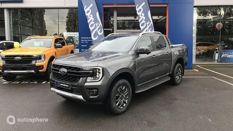 Gris carbone métallisée Nouvelle 2024 Ford Ranger Wildtrack Pick-up | 56 999 € (Prix cher) - Image 1/4