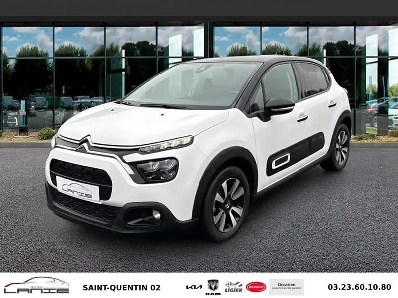 Blanc Utilisé 2023 Citroën C3 PureTech Citadine | 13 990 € (Prix assez cher) - Image 1/4