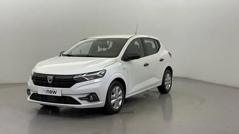 Blanc Utilisé 2021 Dacia Sandero Essentiel Citadine | 9 800 € (Super prix) - Image 1/4