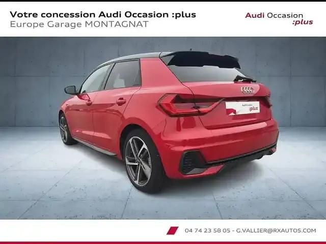 Occasion Audi A1 Sportback S-line plus 116 ch (85 kW) 2025 Rouge progressif métallisé noir mythe métallisé Citadine