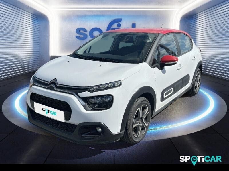Blanc Utilisé 2021 Citroën C3 PureTech Citadine | 10 990 € (Prix juste) - Image 1/4