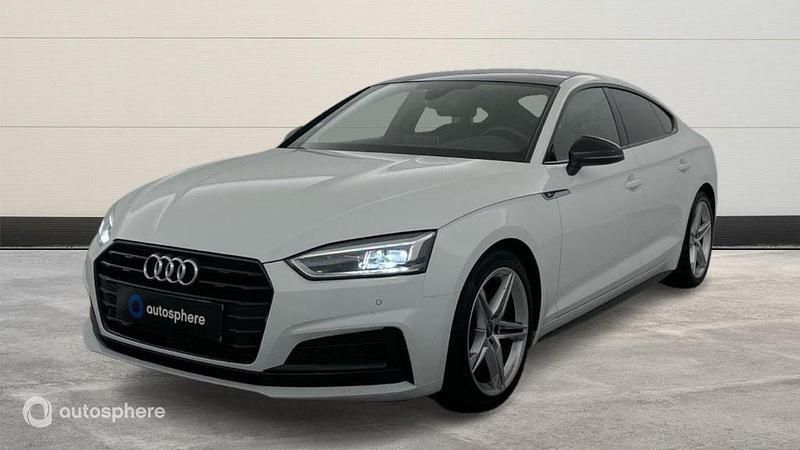 Blanc Utilisé 2018 Audi A5 Sportback S-Line Berline | 28 999 € (Prix juste) - Image 1/4