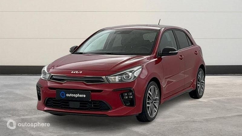 Blanc Utilisé 2022 Kia Rio GT-Line Berline | 17 999 € (Prix juste) - Image 1/4