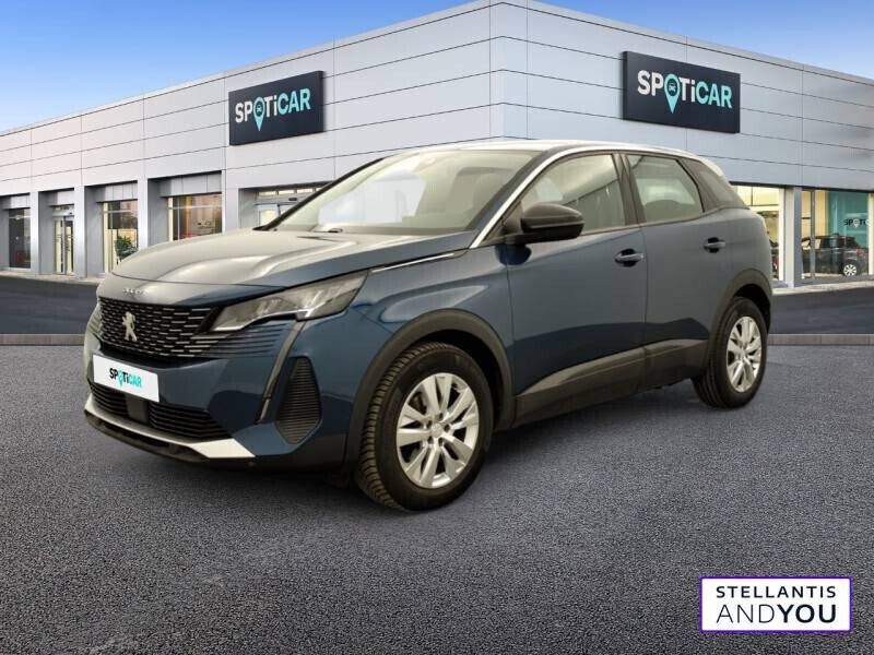 Bleu Utilisé 2022 Peugeot 3008 Active | 19 490 € (Bon prix) - Image 1/4