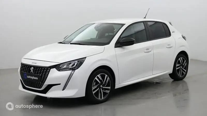 Blanc banquise (o) Utilisé 2023 Peugeot 208 Style Citadine | 13 999 € (Bon prix) - Image 1/4