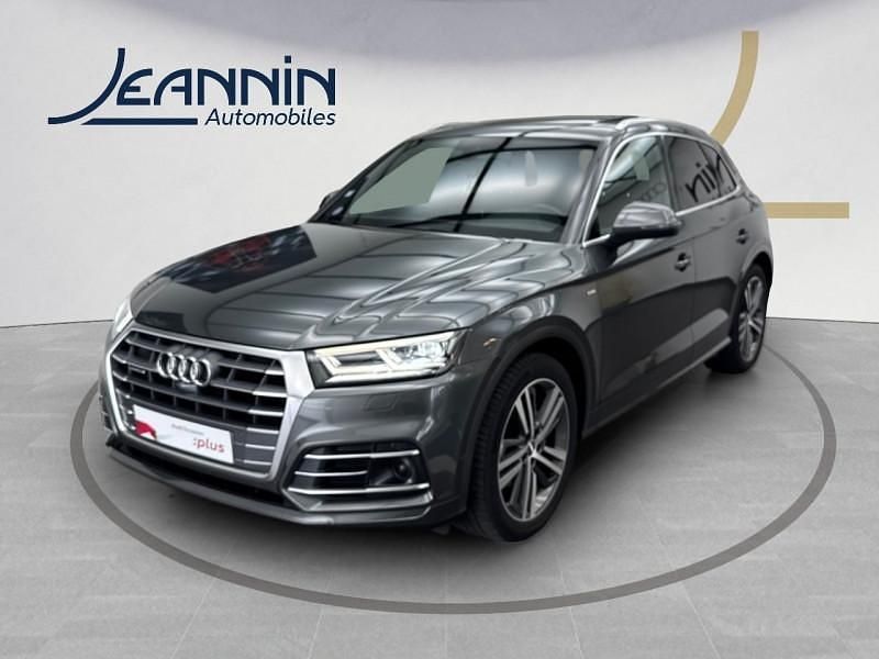 Gris daytona nacré Utilisé 2018 Audi Q5 Sport SUV | 34 900 € (Prix juste) - Image 1/4