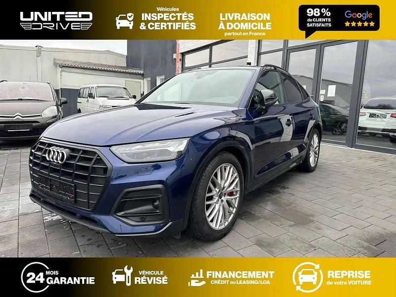 Bleu Utilisé 2021 Audi Q5 Sportback S-Line SUV | 40 590 € - Image 1/4