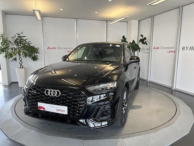 Noir mythic métallisé Occasion 2021 Audi Q5 Sportback S-Line SUV | 42 997 € (Prix juste) - Image 1/4