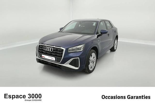 Bleu navarre métallisé Utilisé 2023 Audi Q2 S-Line SUV | 33 990 € (Prix cher) - Image 1/4