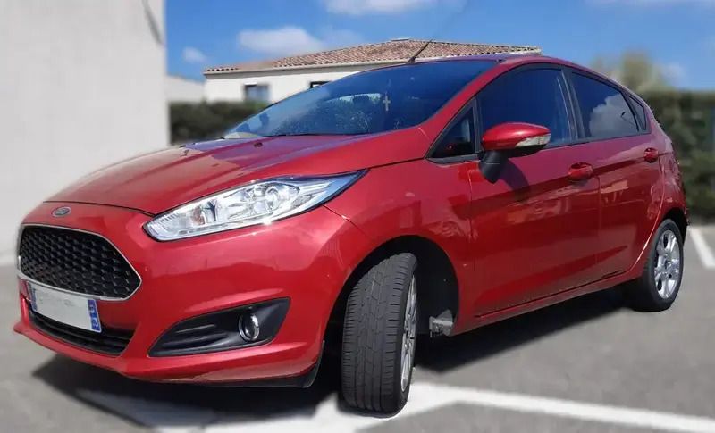 Rouge Utilisé 2016 Ford Fiesta Titanium Citadine | 8 900 € (Super prix) - Image 1/4