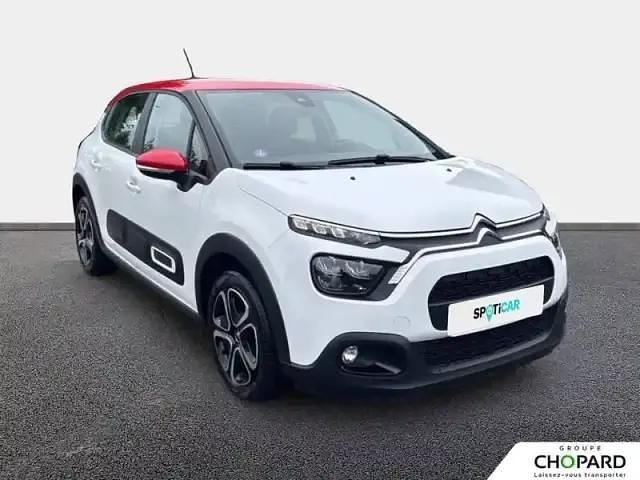 Blanc banquise Occasion 2023 Citroën C3 PureTech Berline | 11 389 € (Bon prix) - Image 1/3