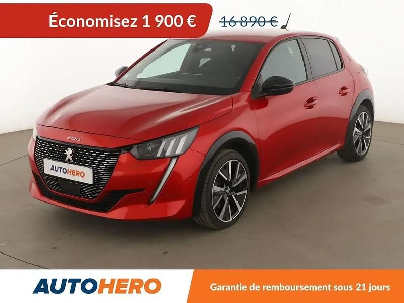Rouge Utilisé 2021 Peugeot 208 GT Citadine | 14 990 € (Prix juste) - Image 1/2