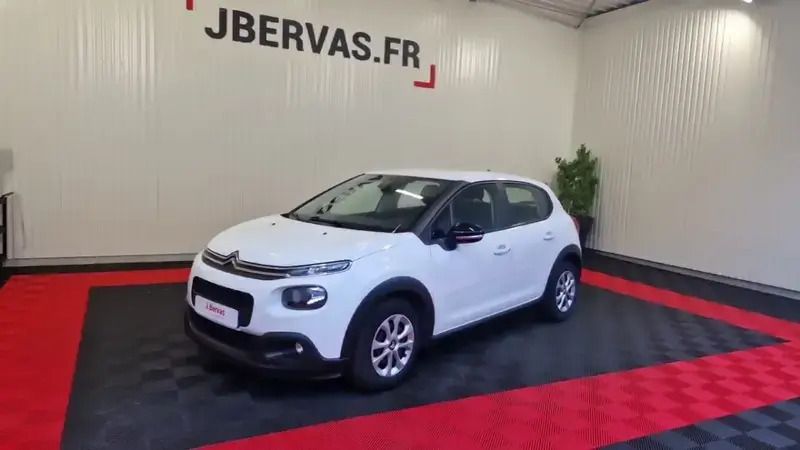 Blanc Utilisé 2018 Citroën C3 Feel Citadine | 6 790 € - Image 1/4