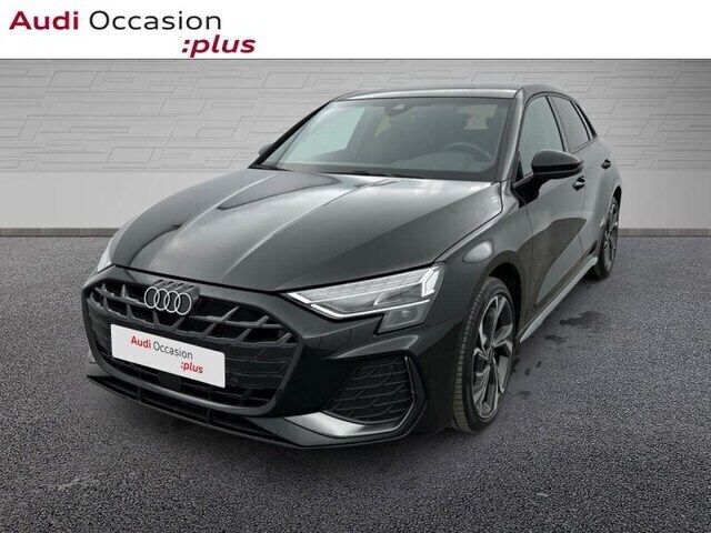 Noir mythic métallisé Utilisé 2025 Audi A3 S-Line | 37 390 € (Prix assez cher) - Image 1/4
