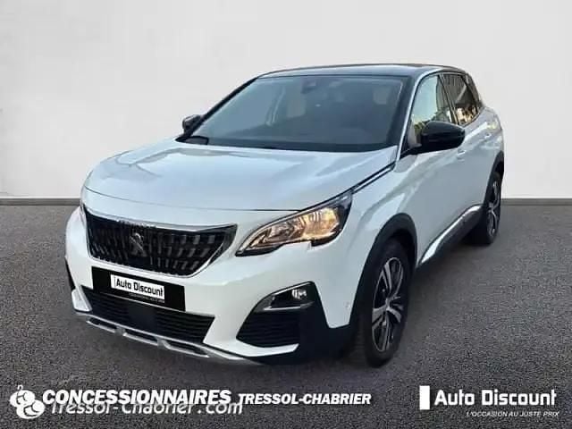 Blanc Utilisé 2019 Peugeot 3008 Allure SUV | 16 180 € (Bon prix) - Image 1/4